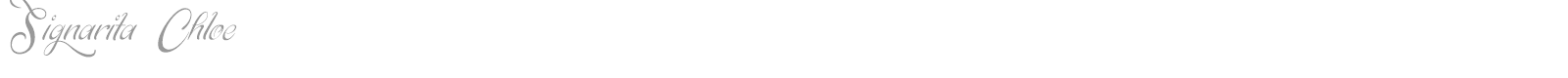 Signarita Chloe font preview